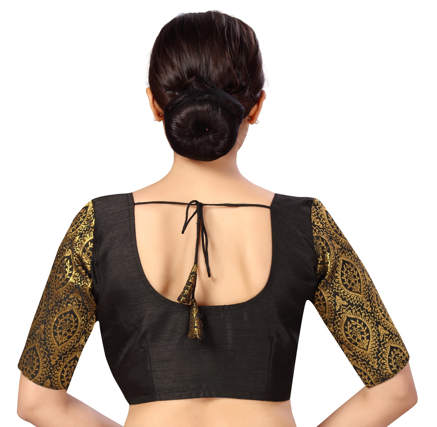 Studio Shringaar Women's Black Blouse (Design 2590)
