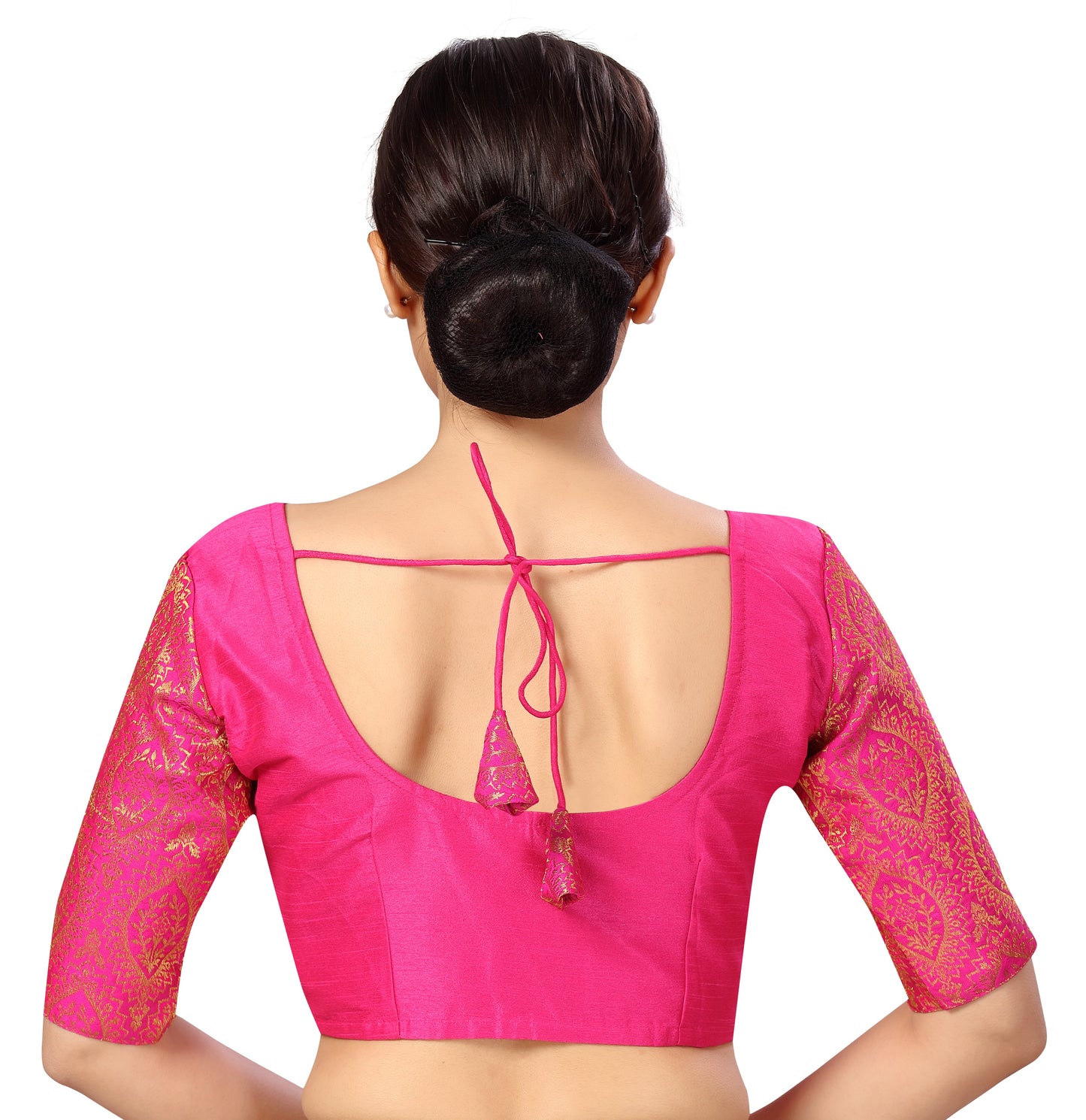Studio Shringaar Women's Pink Blouse (Design 2590)