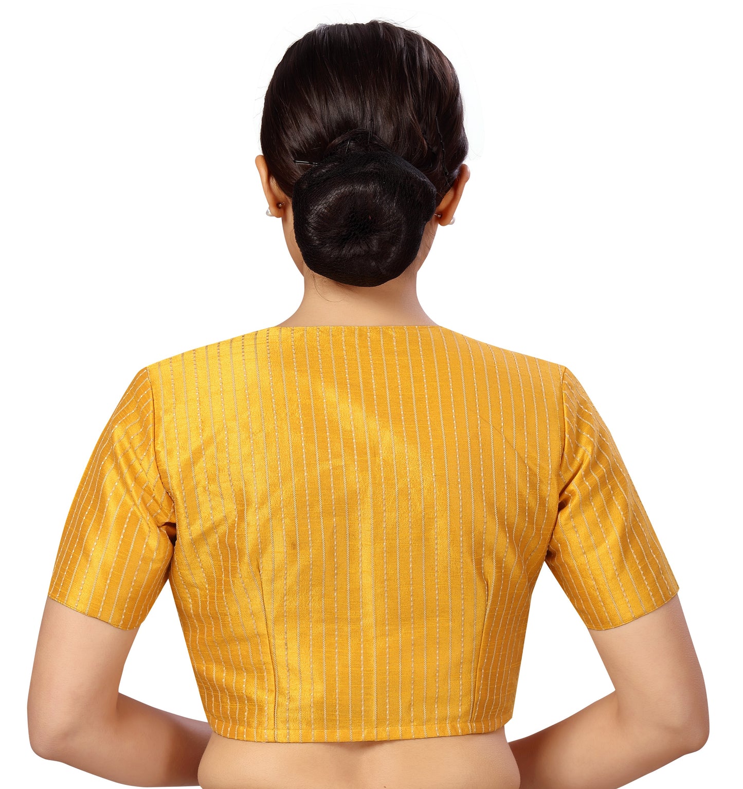 Studio Shringaar Women's Yellow Blouse (Design 2593)