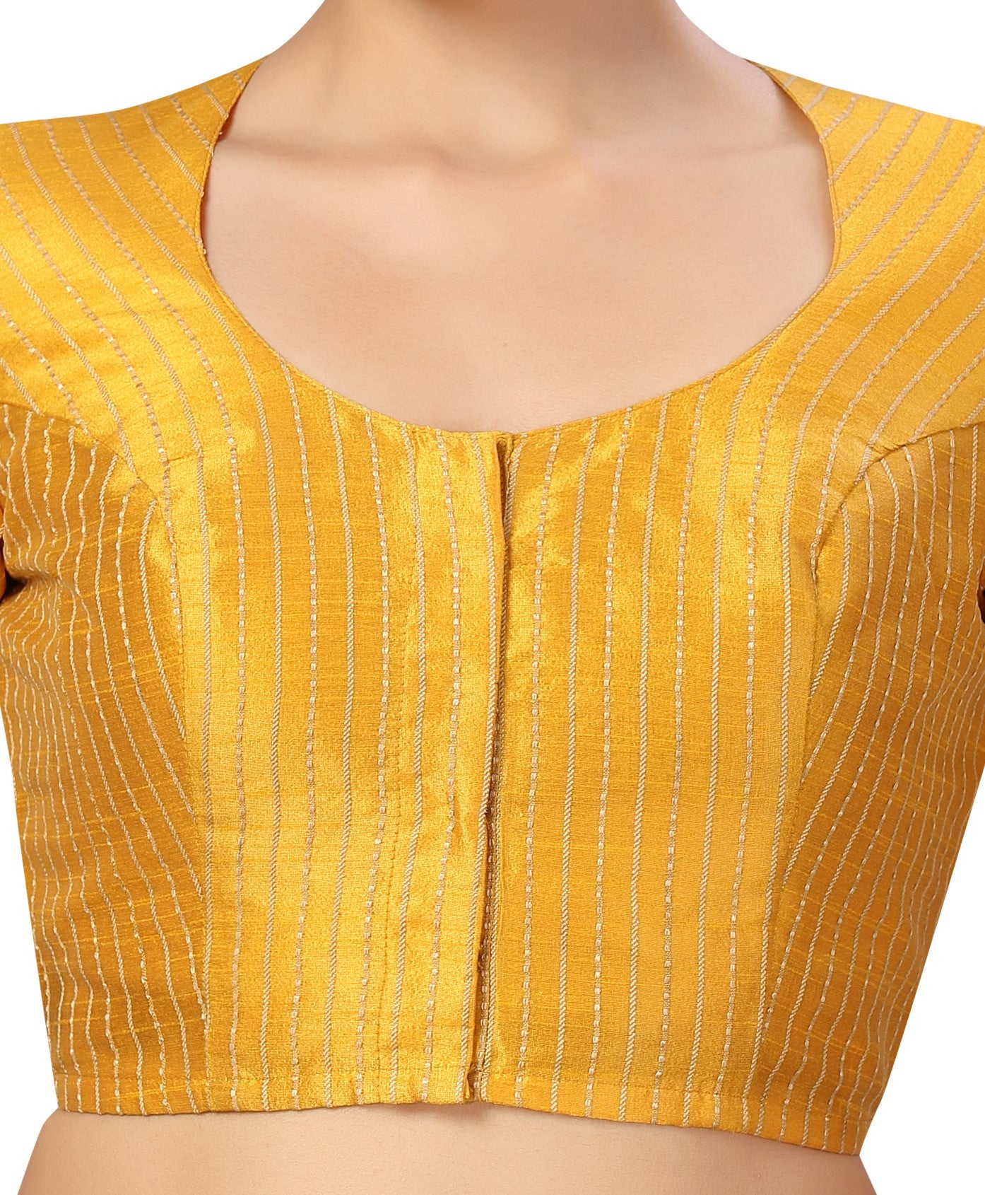 Studio Shringaar Women's Yellow Blouse (Design 2593)