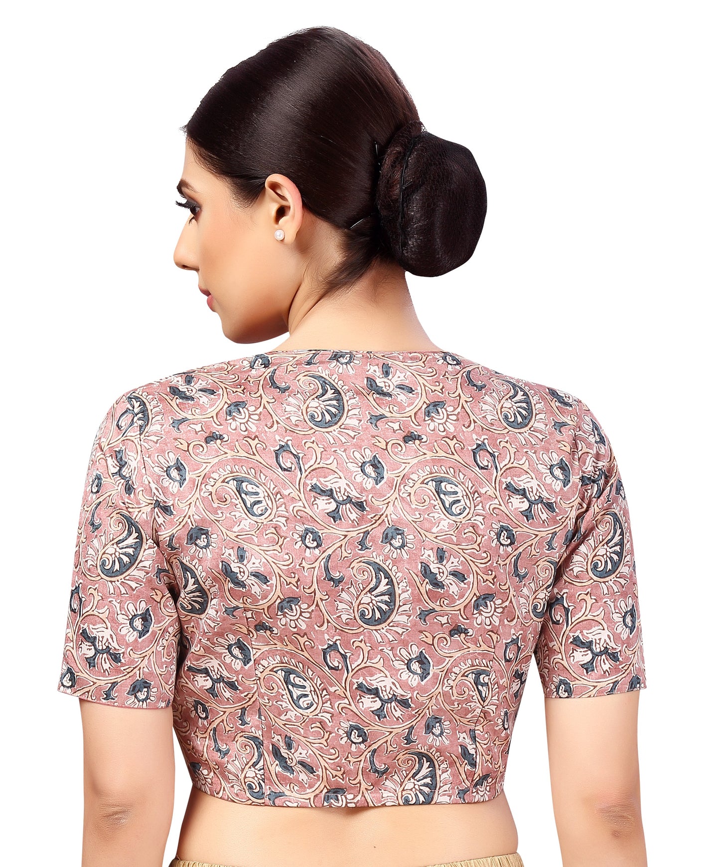 Studio Shringaar Women's Peach Blouse (Design 2598)