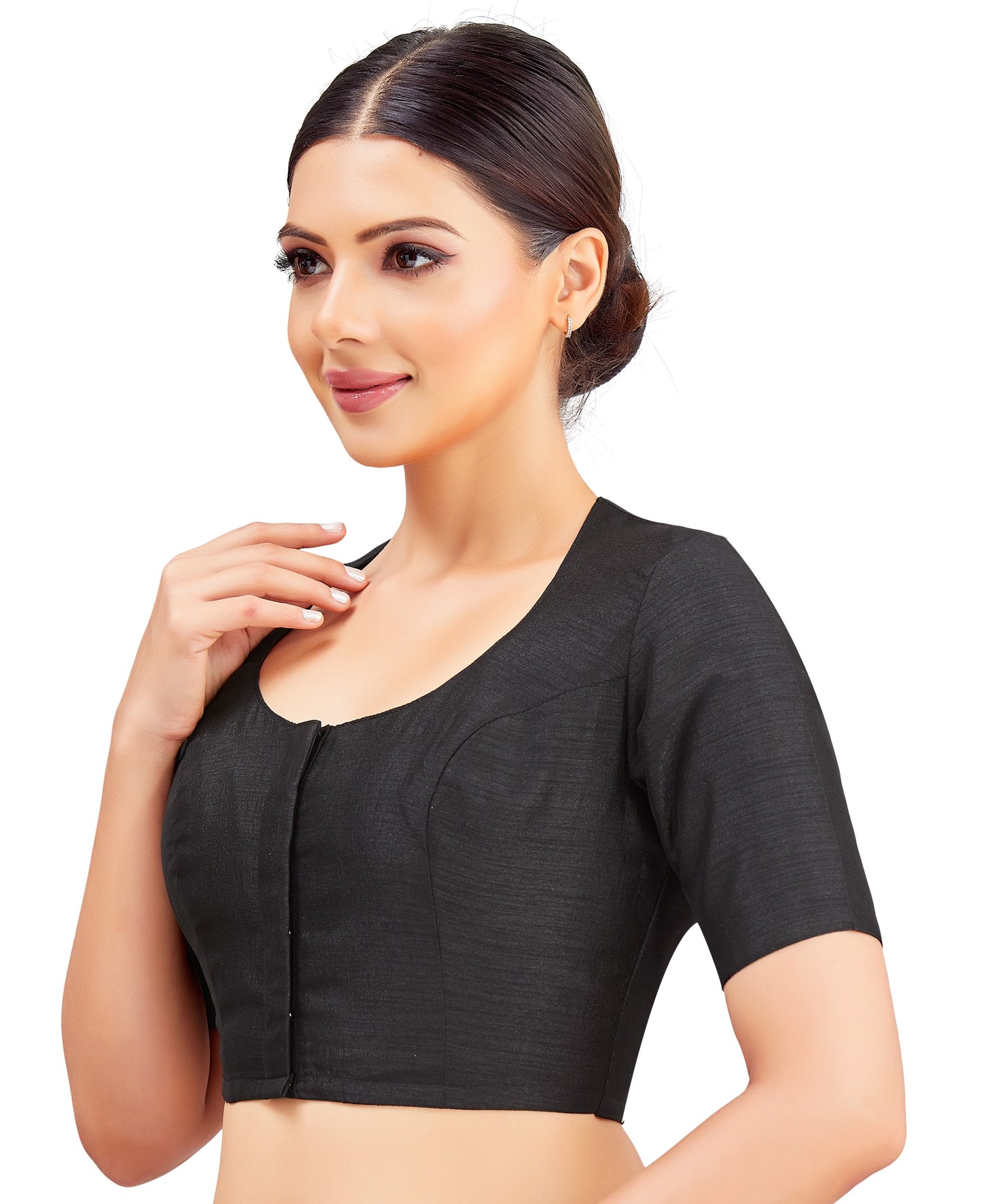 Studio Shringaar Women's Black Blouse (Design 2602)
