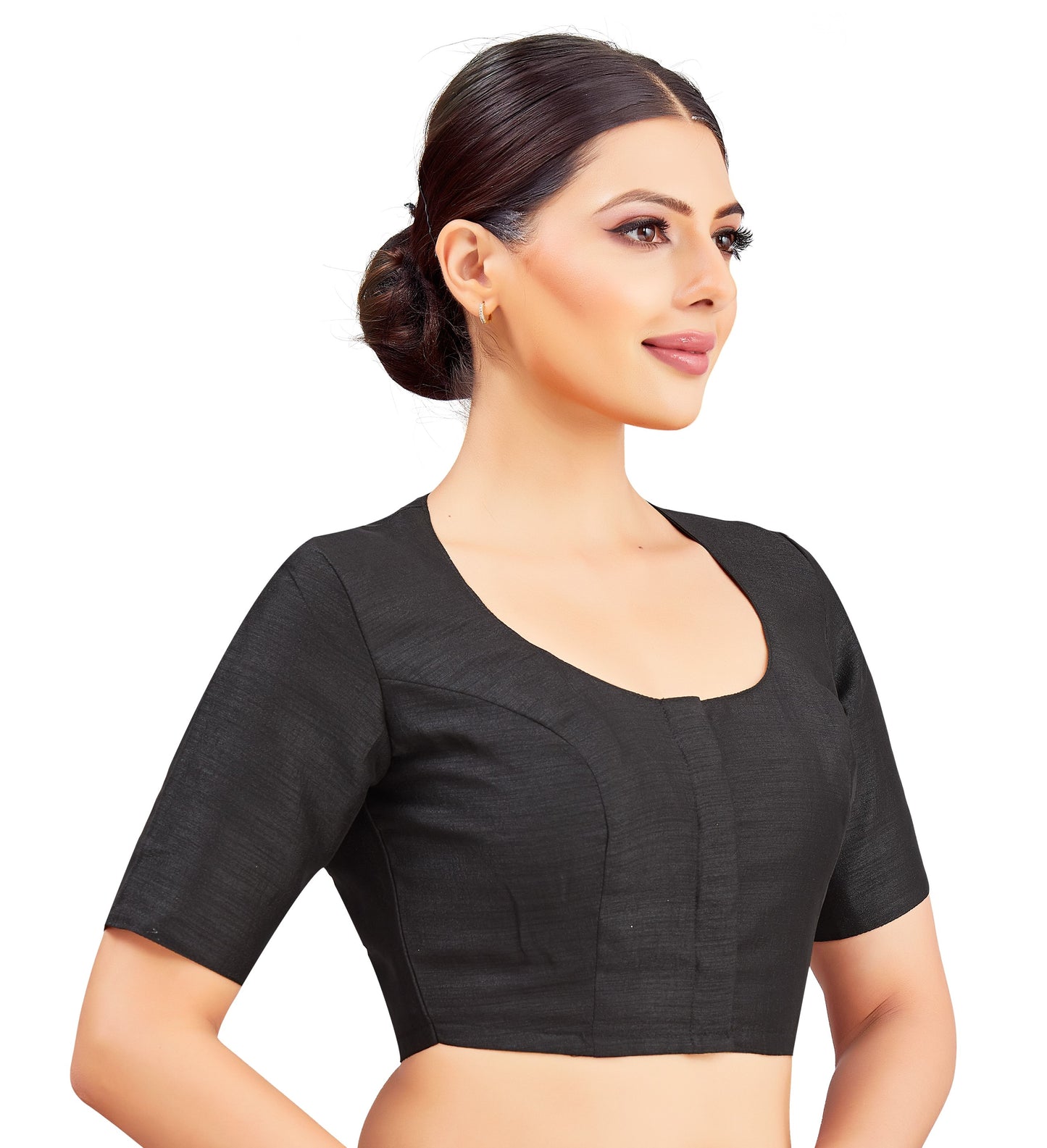 Studio Shringaar Women's Black Blouse (Design 2602)