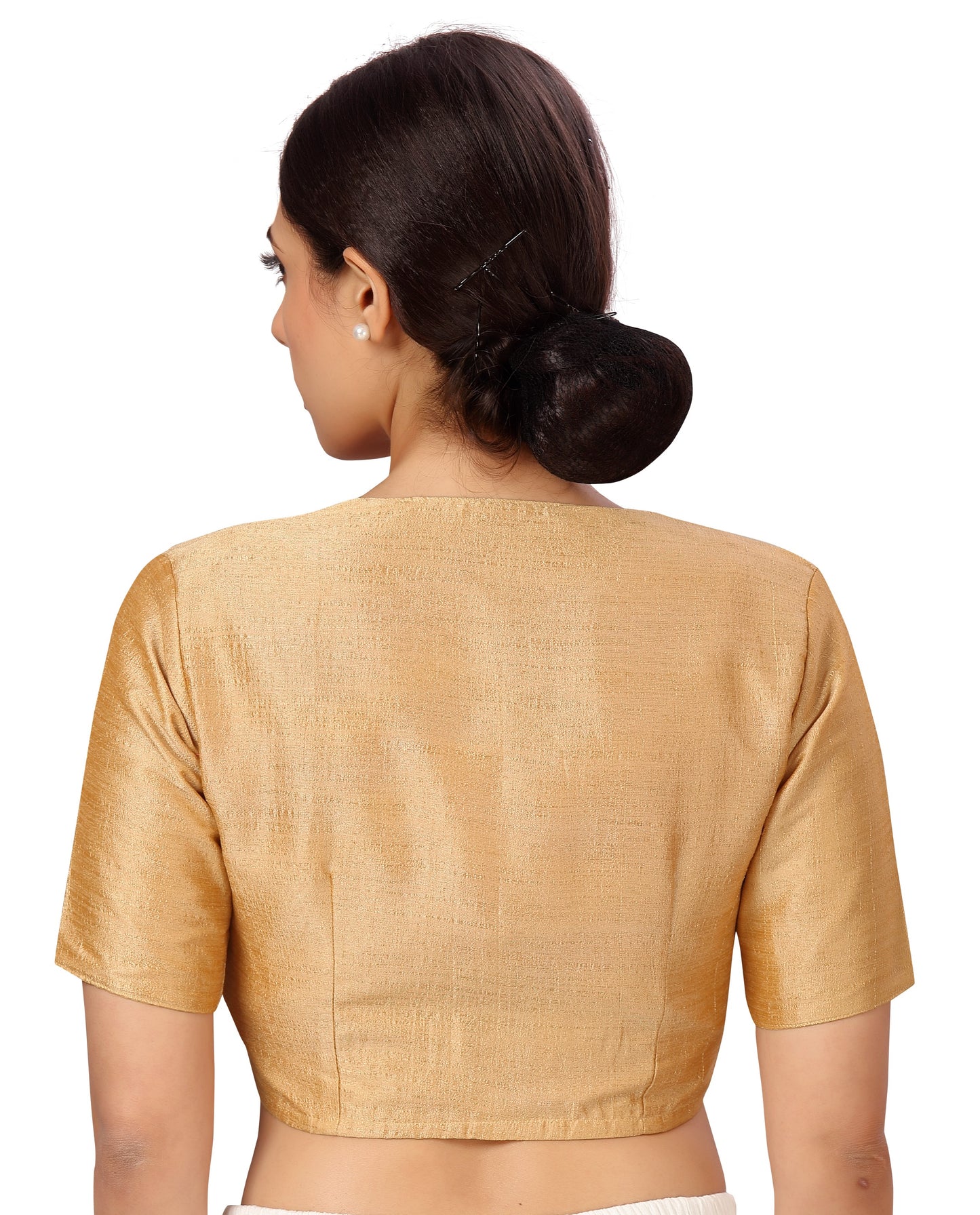 Studio Shringaar Women's Gold Blouse (Design 2602)