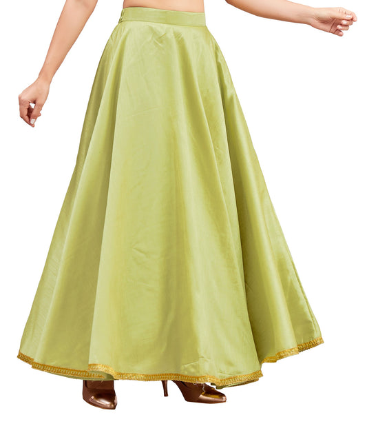 Women's Pista Raw Silk Skirt (Design 2680)