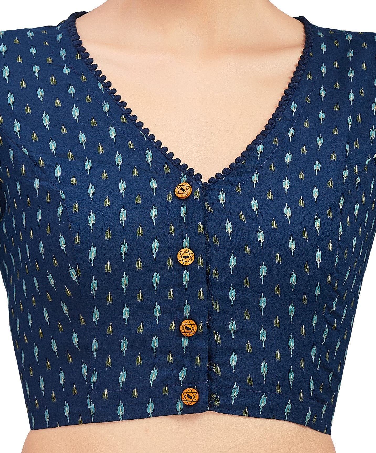 Studio Shringaar Women's Blue Blouse (Design 2709)