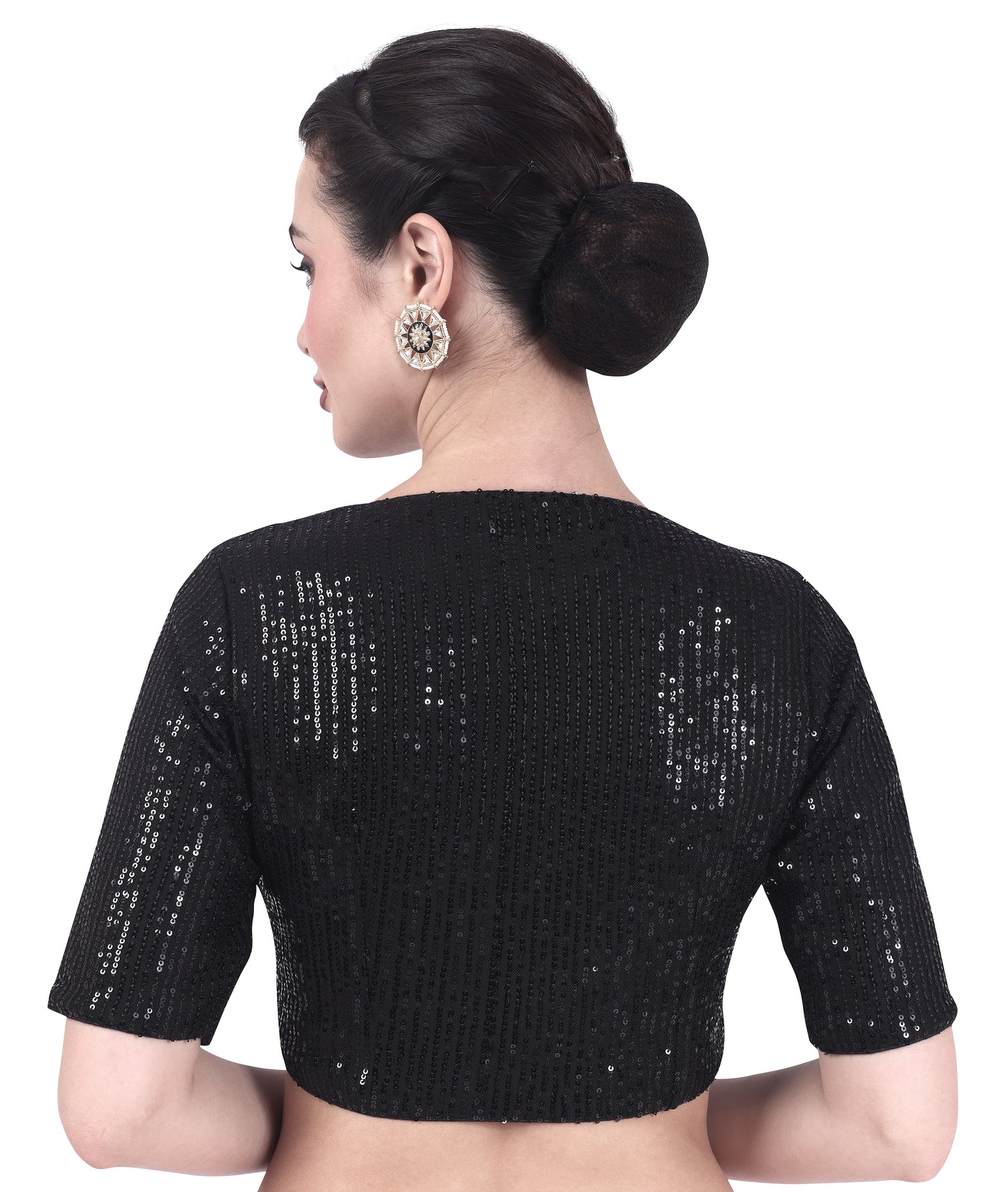 Studio Shringaar Women's Black Blouse (Design 2736)