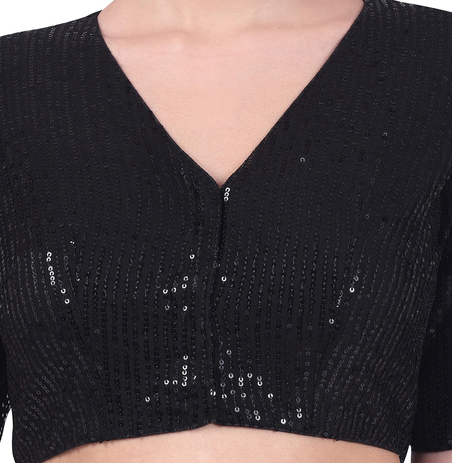 Studio Shringaar Women's Black Blouse (Design 2736)