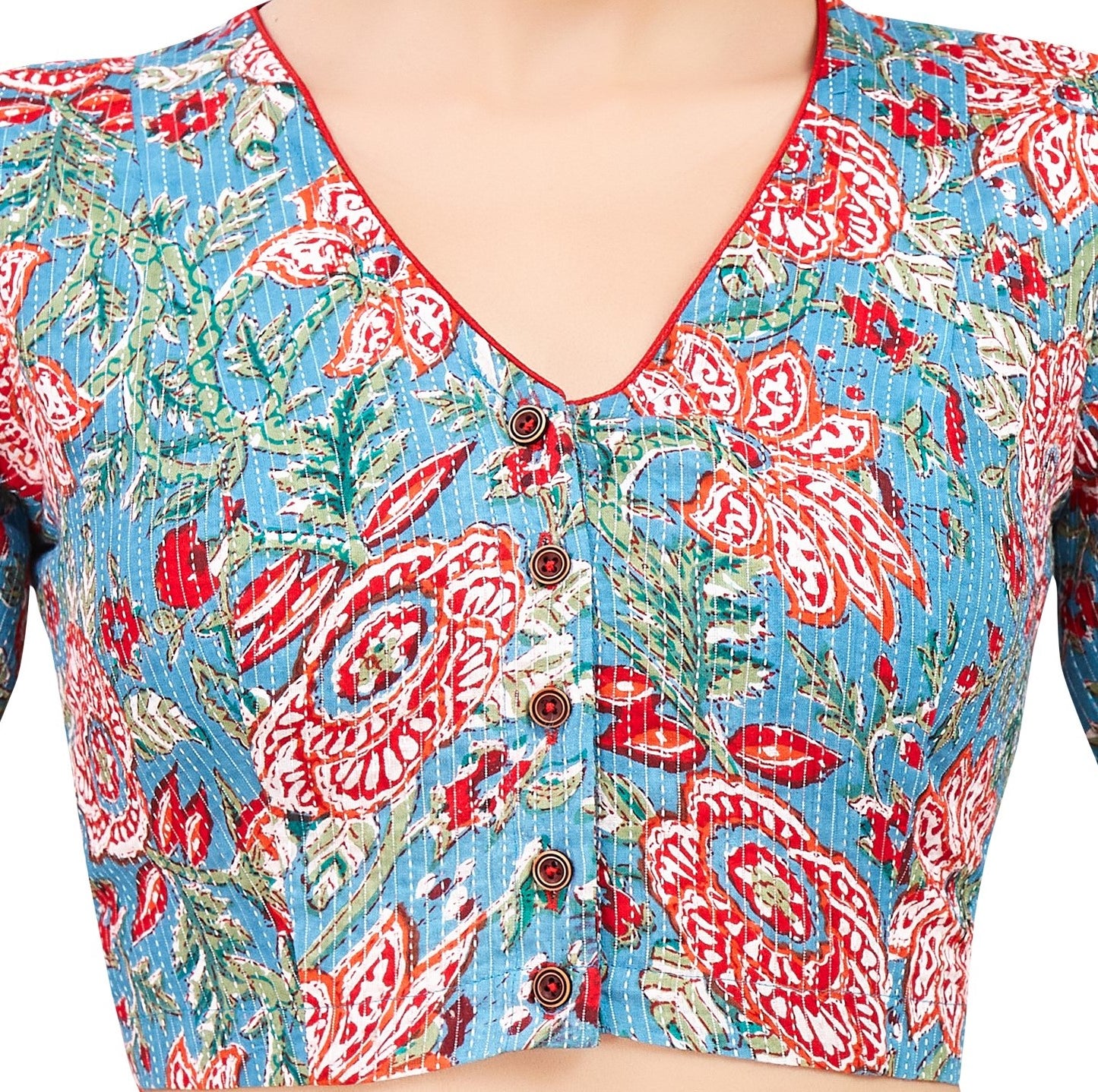 Studio Shringaar Women's Blue Blouse (Design 2776)