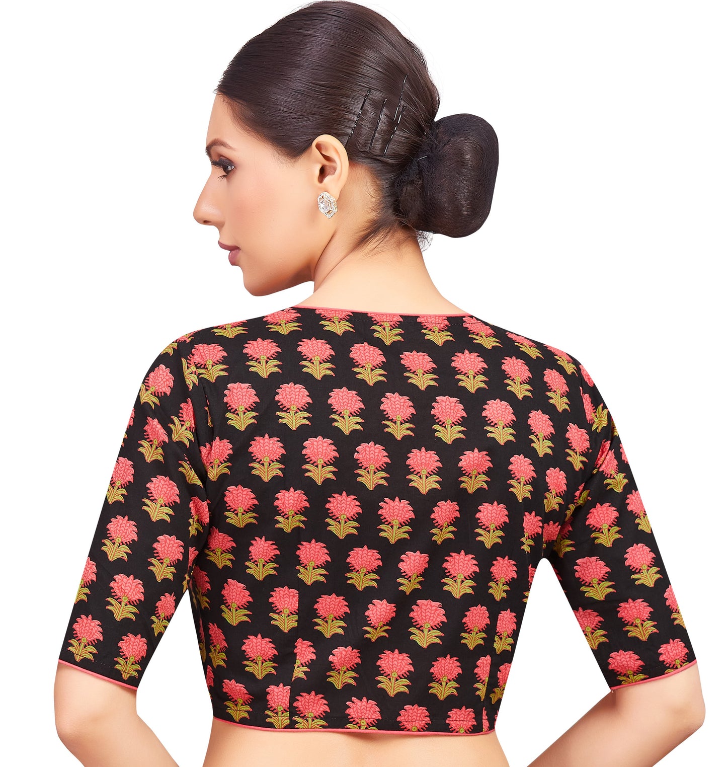 Studio Shringaar Women's Black Blouse (Design 2779)