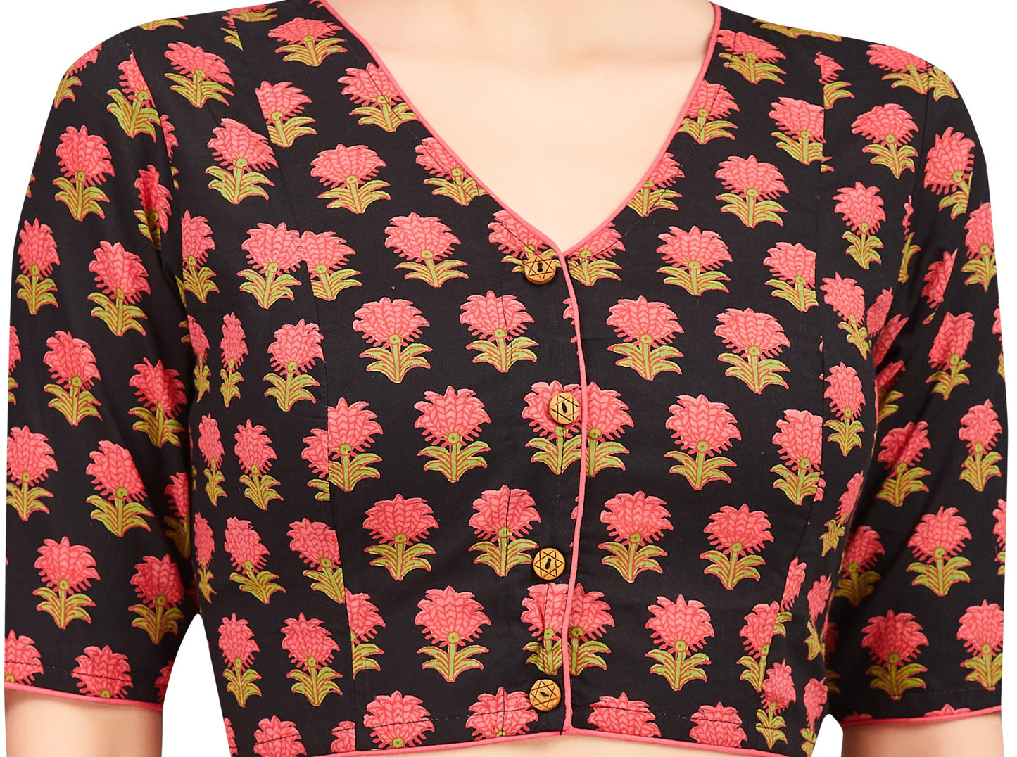 Studio Shringaar Women's Black Blouse (Design 2779)