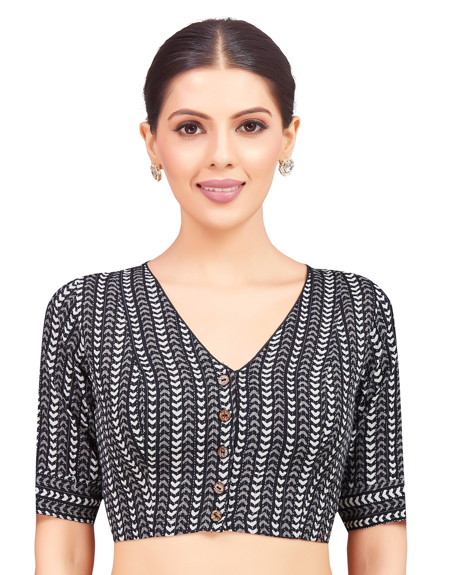 Studio Shringaar Women's Black Blouse (Design 2796)