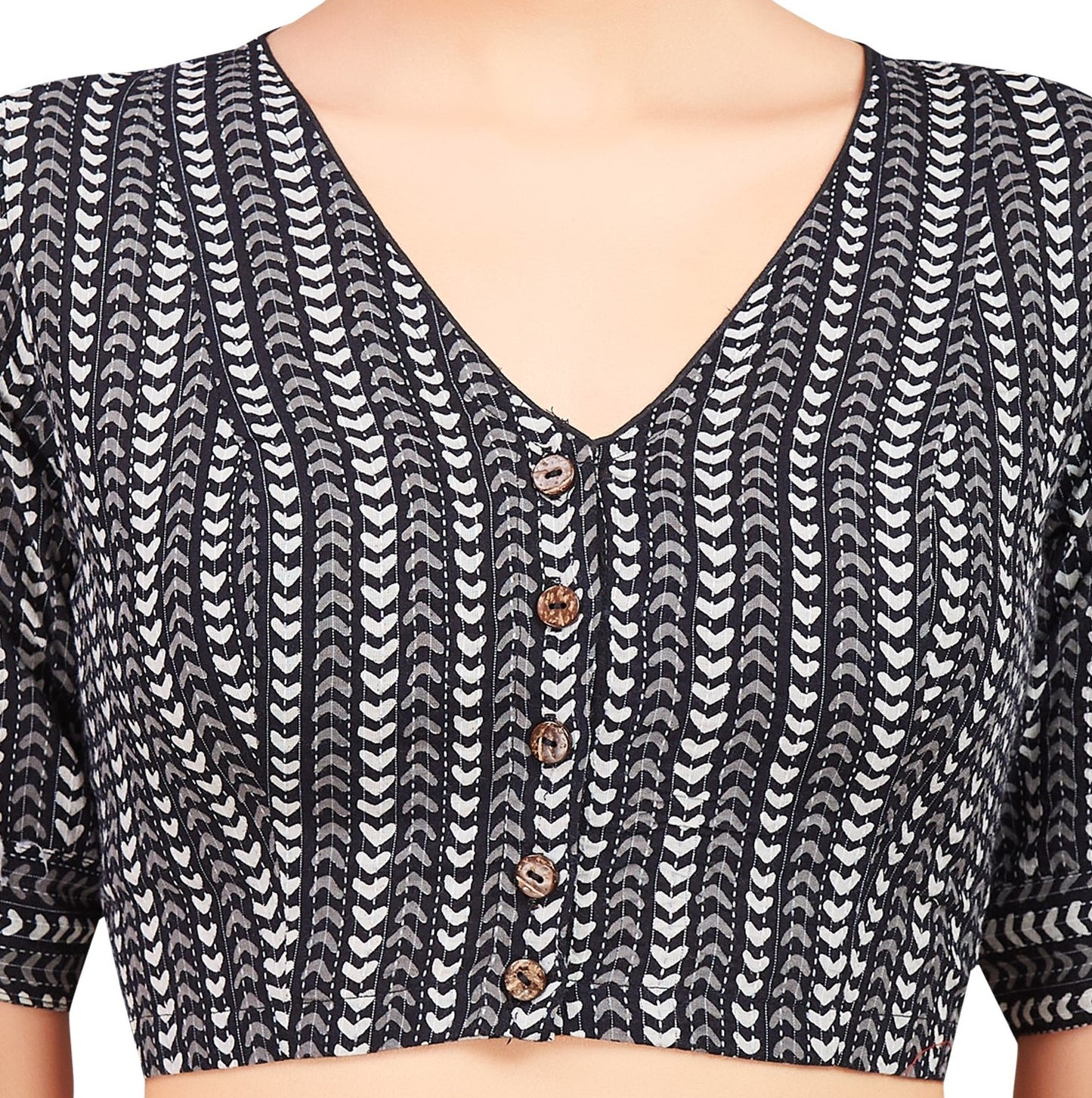 Studio Shringaar Women's Black Blouse (Design 2796)