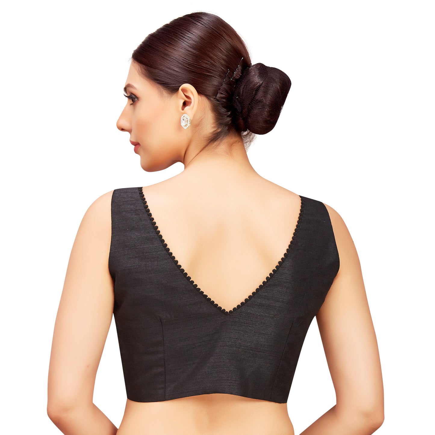 Studio Shringaar Women's Black Blouse (Design 2825)