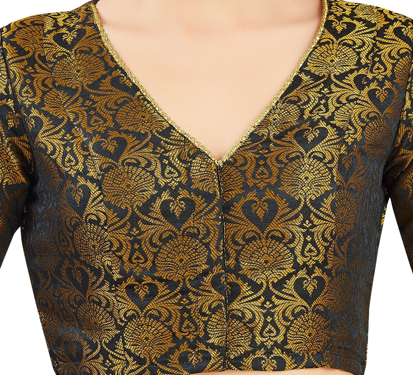 Studio Shringaar Women's Black Blouse (Design 2837)