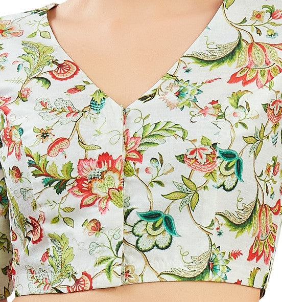 Studio Shringaar Women's Multi Colour Blouse (Design 2839)