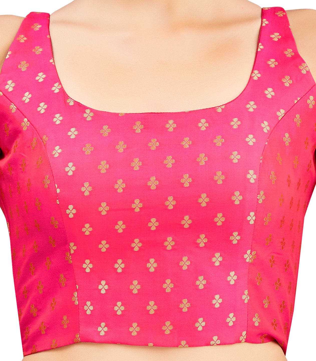 Studio Shringaar Women's Pink Blouse (Design 2854)