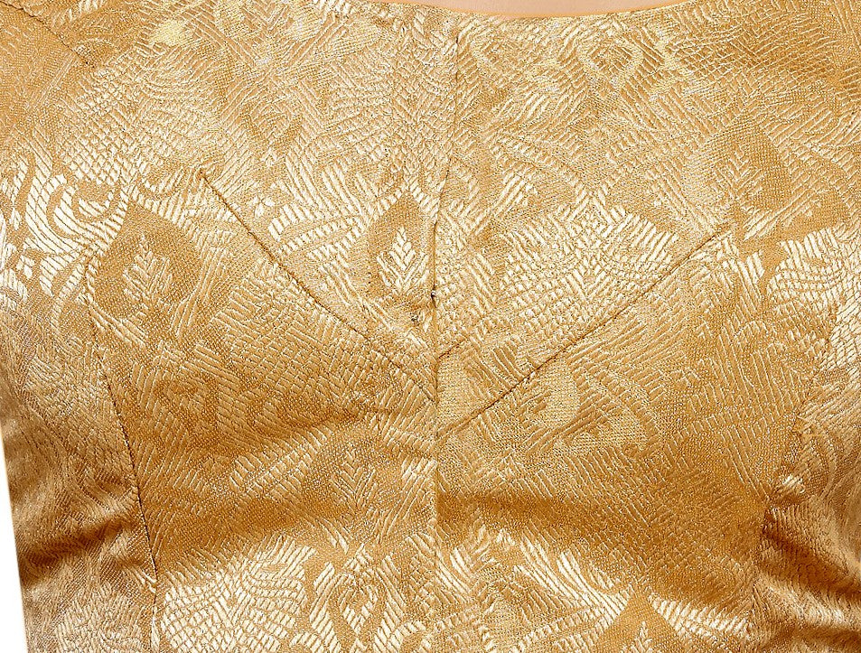 Women's Gold Brocade Blouse (Design 1969)