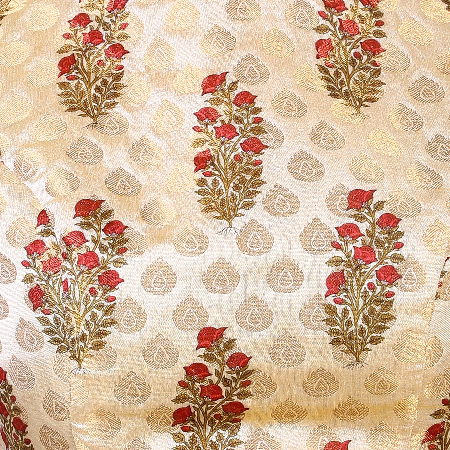 Women's Gold Georgette Chikankari Blouse (Design 2387)