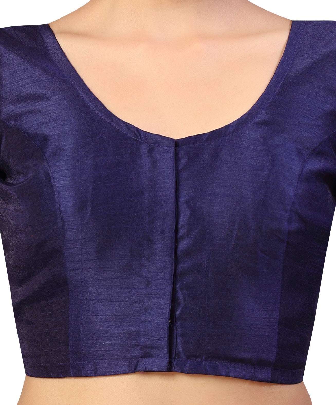 Studio Shringaar Women's Navy Blue Blouse (Design 2590)