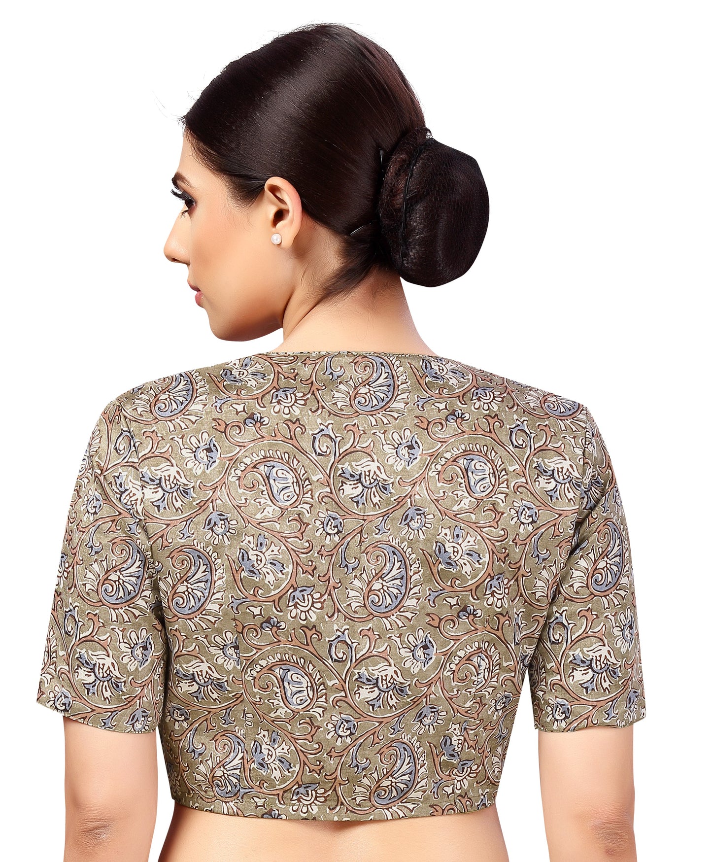Studio Shringaar Women's Brown Blouse (Design 2598)