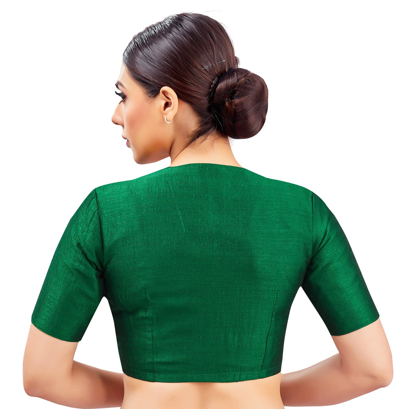 Studio Shringaar Women's Green Blouse (Design 2602)