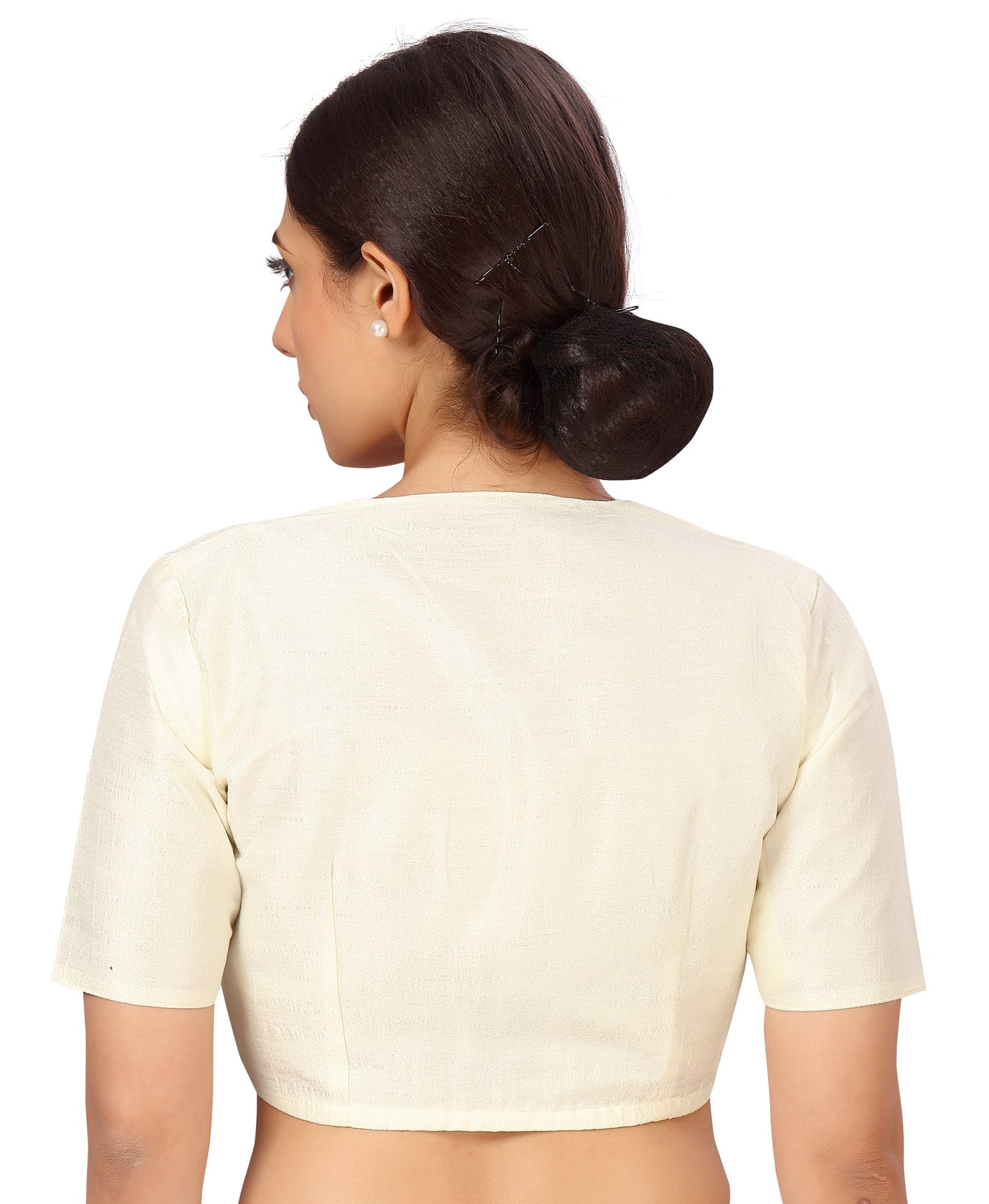 Studio Shringaar Women's White Blouse (Design 2602)