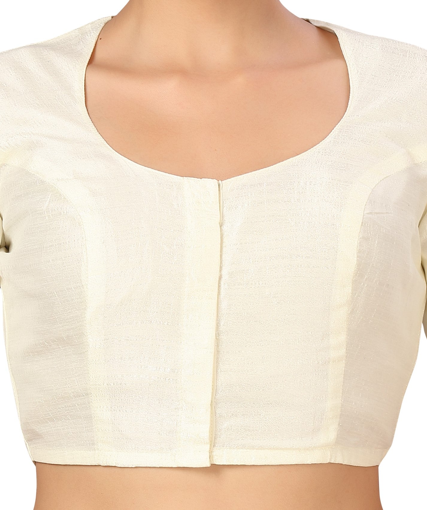 Studio Shringaar Women's White Blouse (Design 2602)