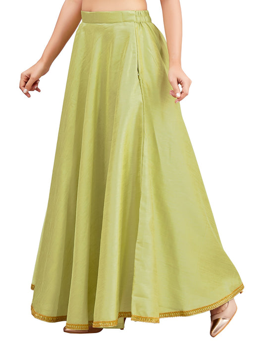 Women's Pista Raw Silk Skirt (Design 2680)