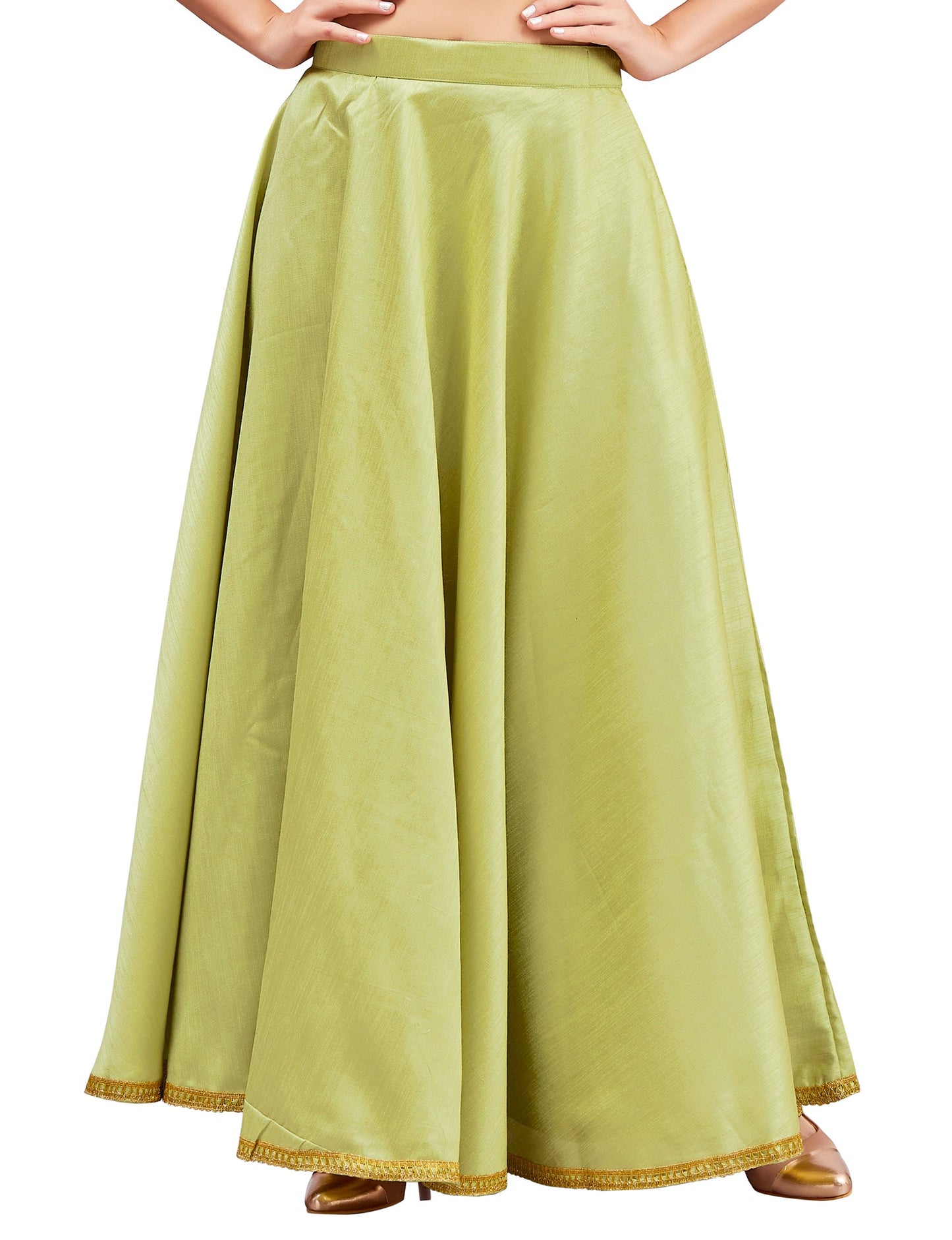 Women's Pista Raw Silk Skirt (Design 2680)