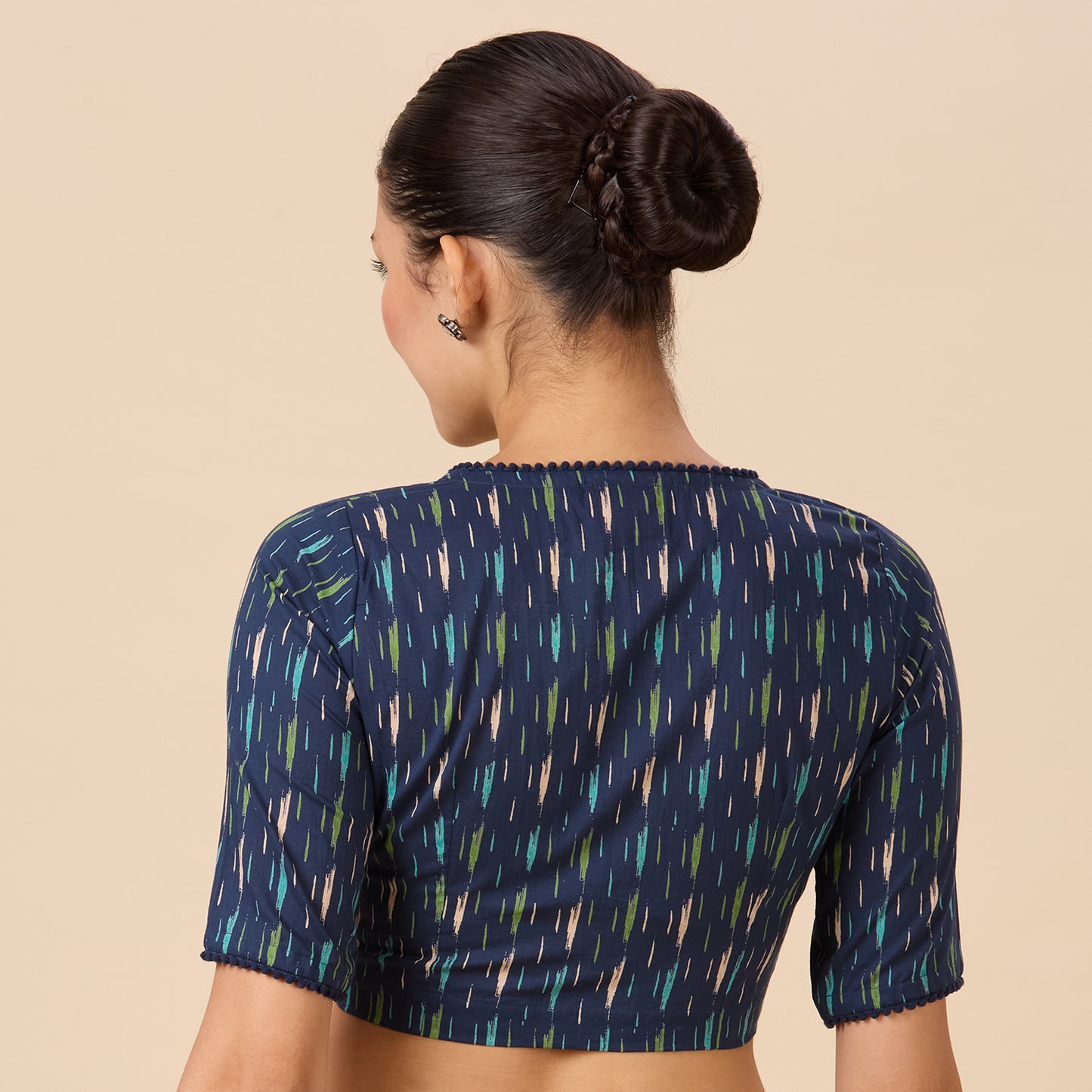 Studio Shringaar Women's Blue Blouse (Design 2696)