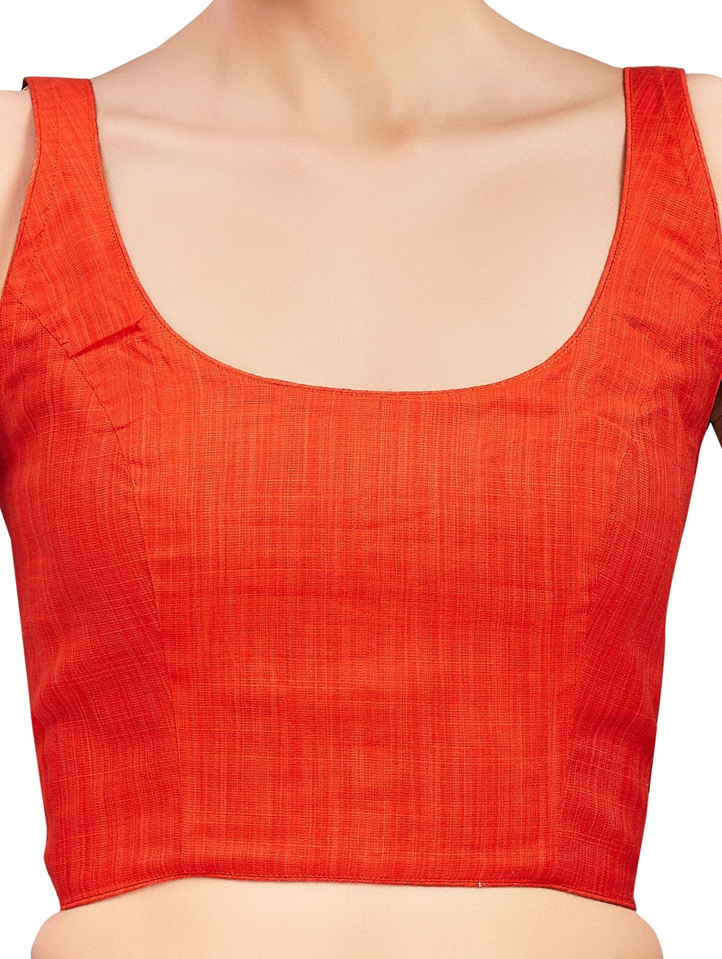Studio Shringaar Women's Orange Blouse (Design 2707)