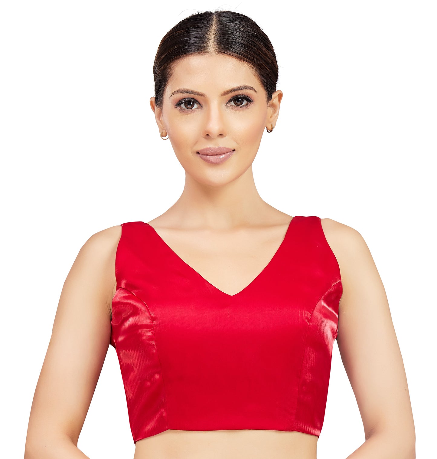 Women's Pink Cotton Blouse (Design 2719)