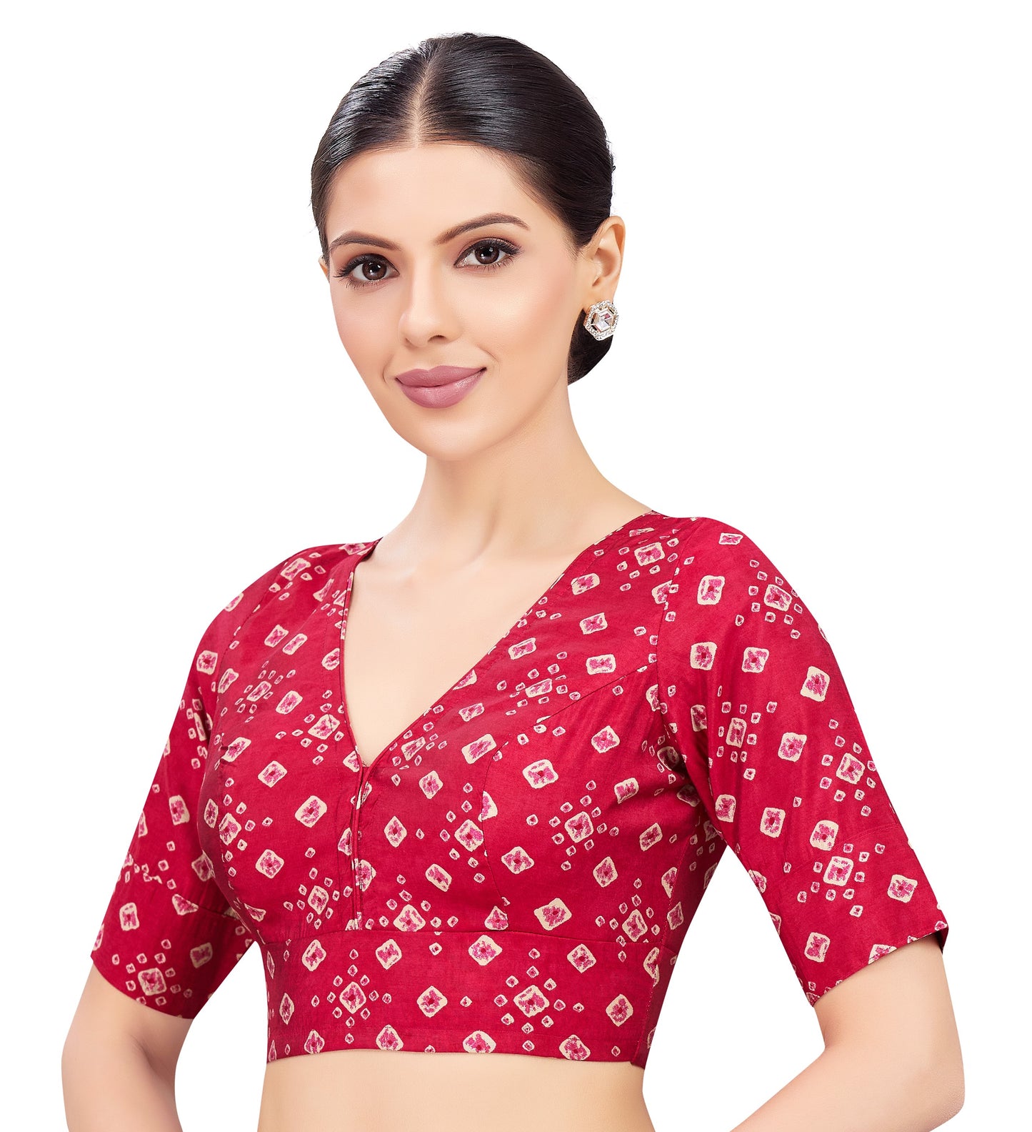 Studio Shringaar Women's Pink Blouse (Design 2769)