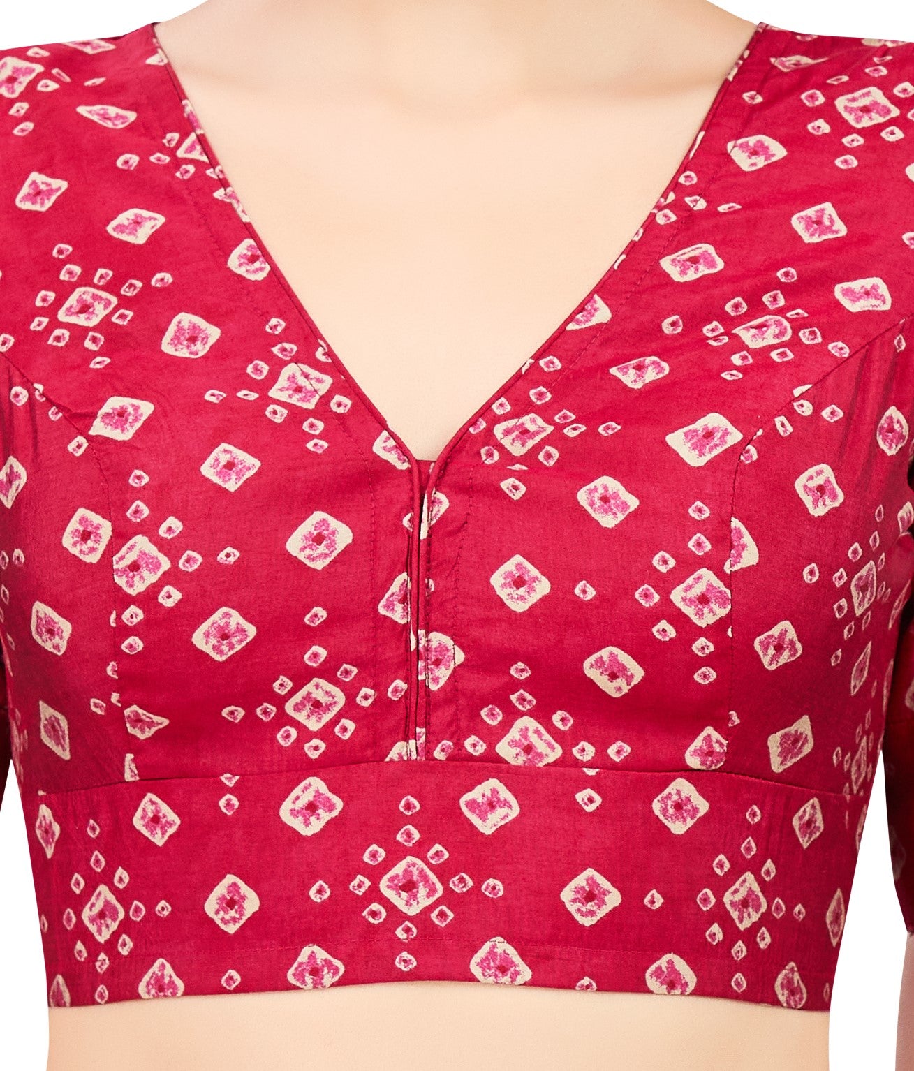 Studio Shringaar Women's Pink Blouse (Design 2769)