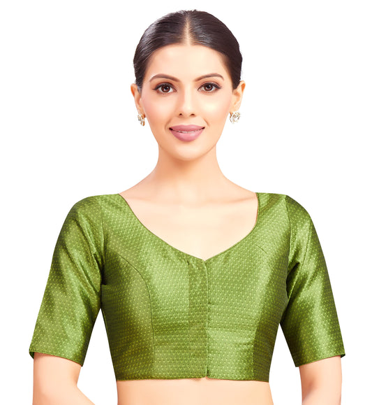 Studio Shringaar Women's Green Blouse (Design 2772)