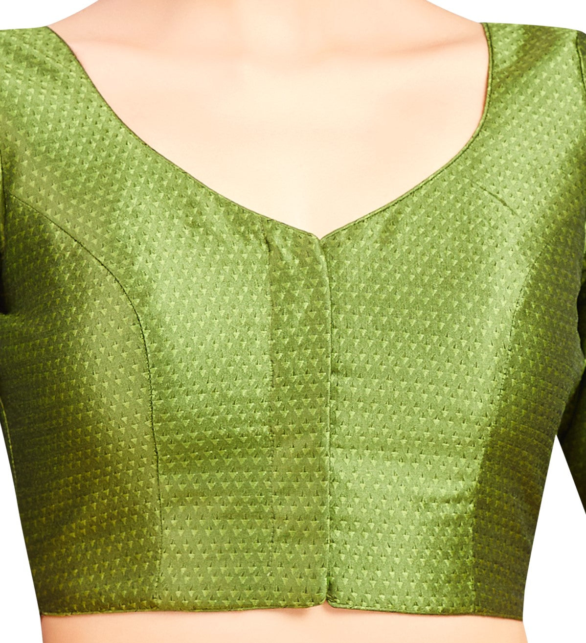 Studio Shringaar Women's Green Blouse (Design 2772)