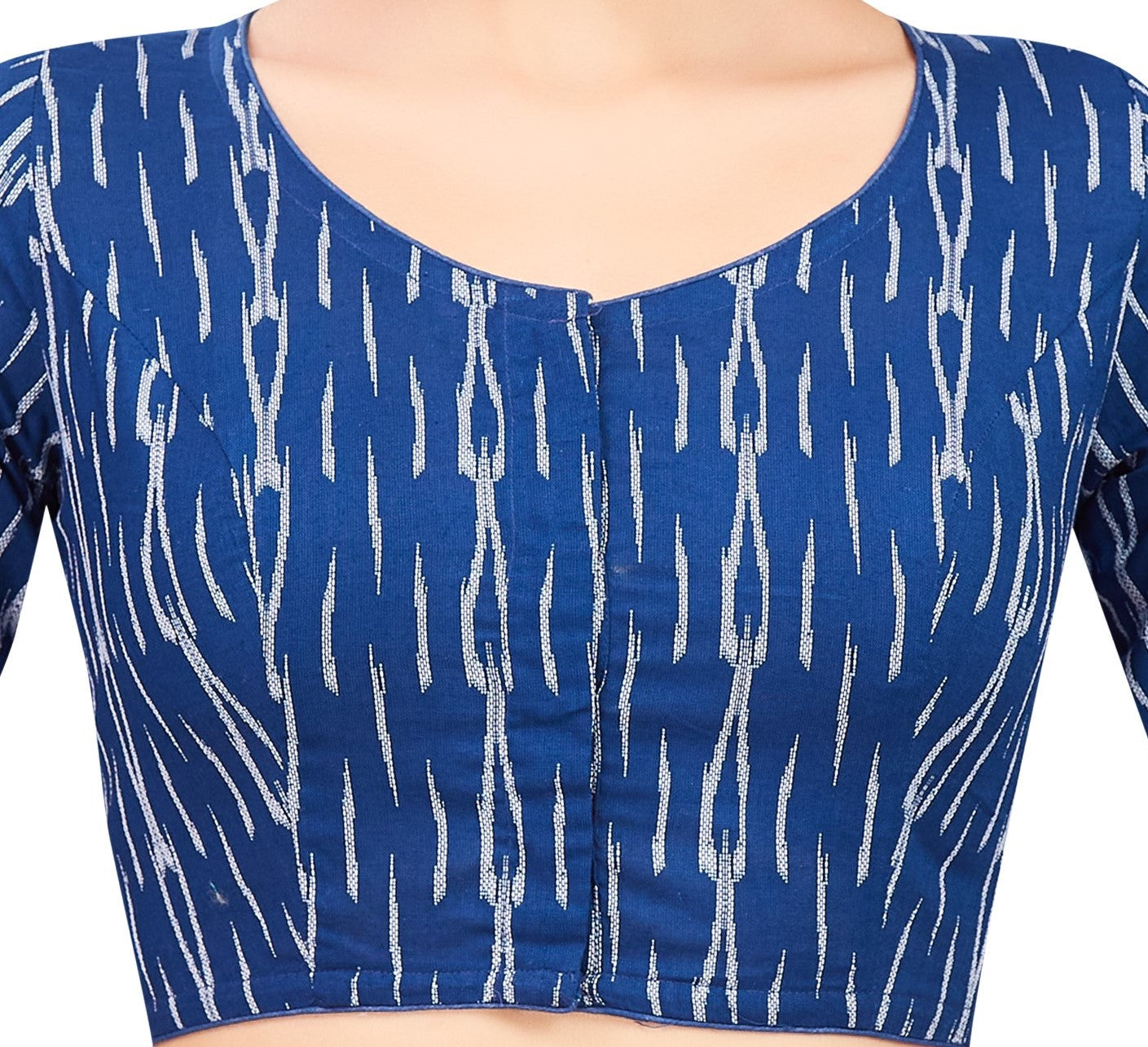 Studio Shringaar Women's Navy Blue Blouse (Design 2775)