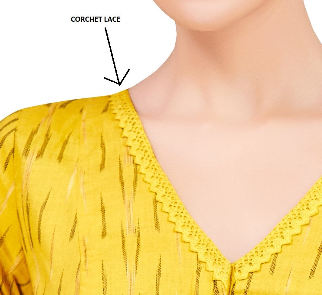 Studio Shringaar Women's Yellow Blouse (Design 2783)