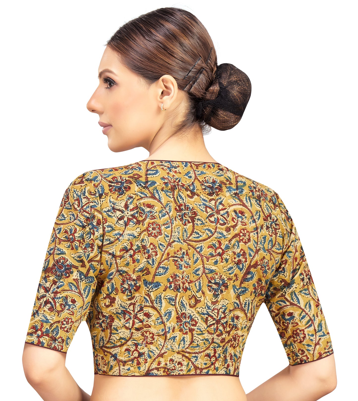 Studio Shringaar Women's Mustard Blouse (Design 2807)