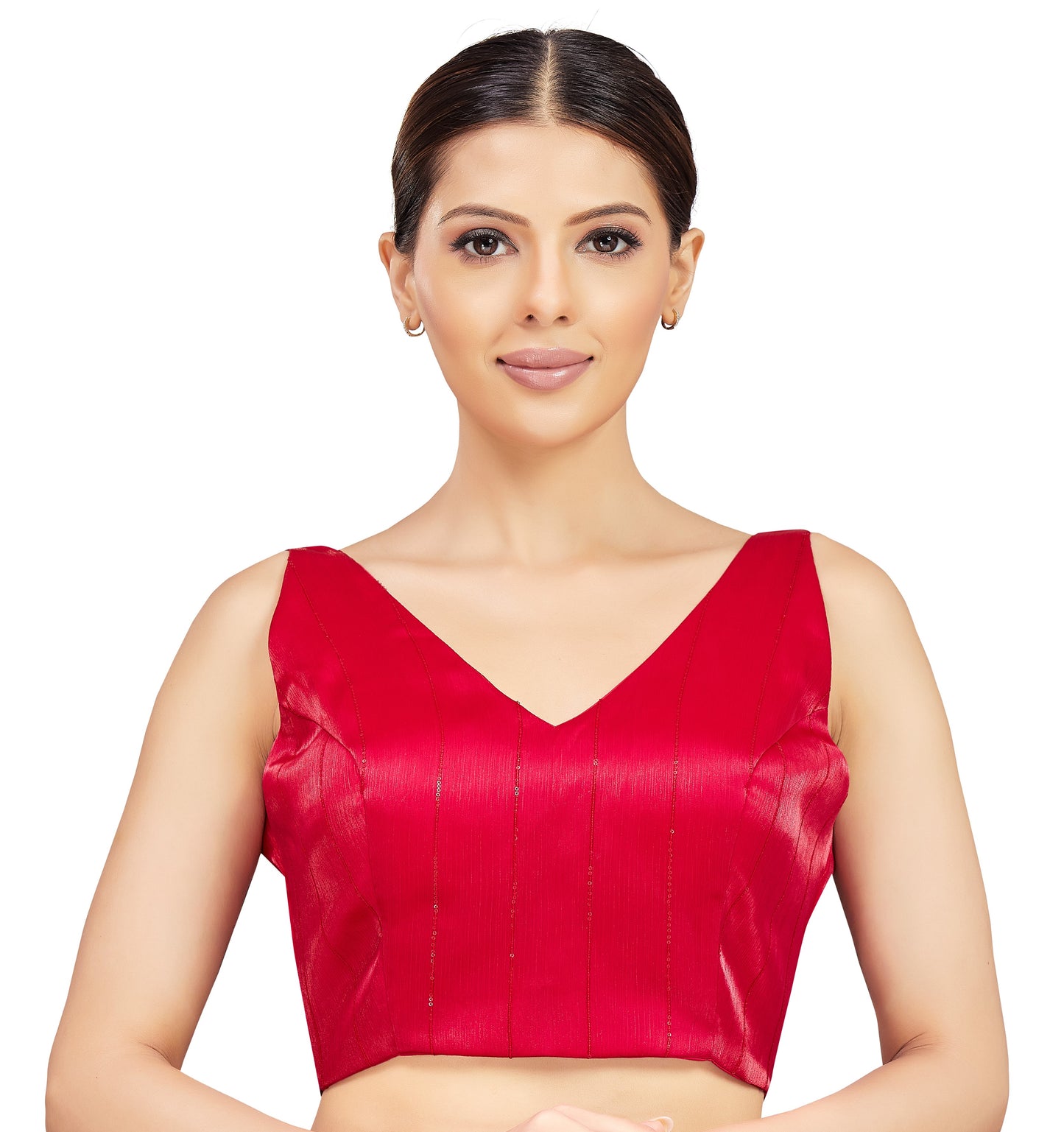 Studio Shringaar Women's Pink Blouse (Design 2808)