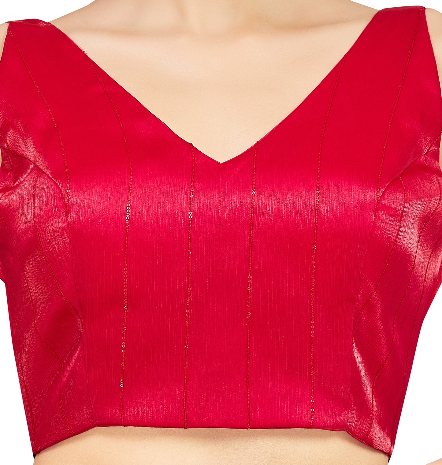 Studio Shringaar Women's Pink Blouse (Design 2808)