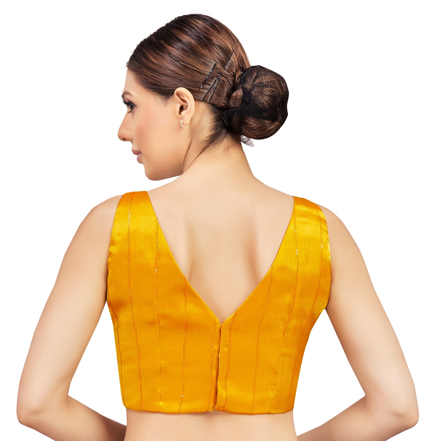 Studio Shringaar Women's YellowBlouse (Design 2808)