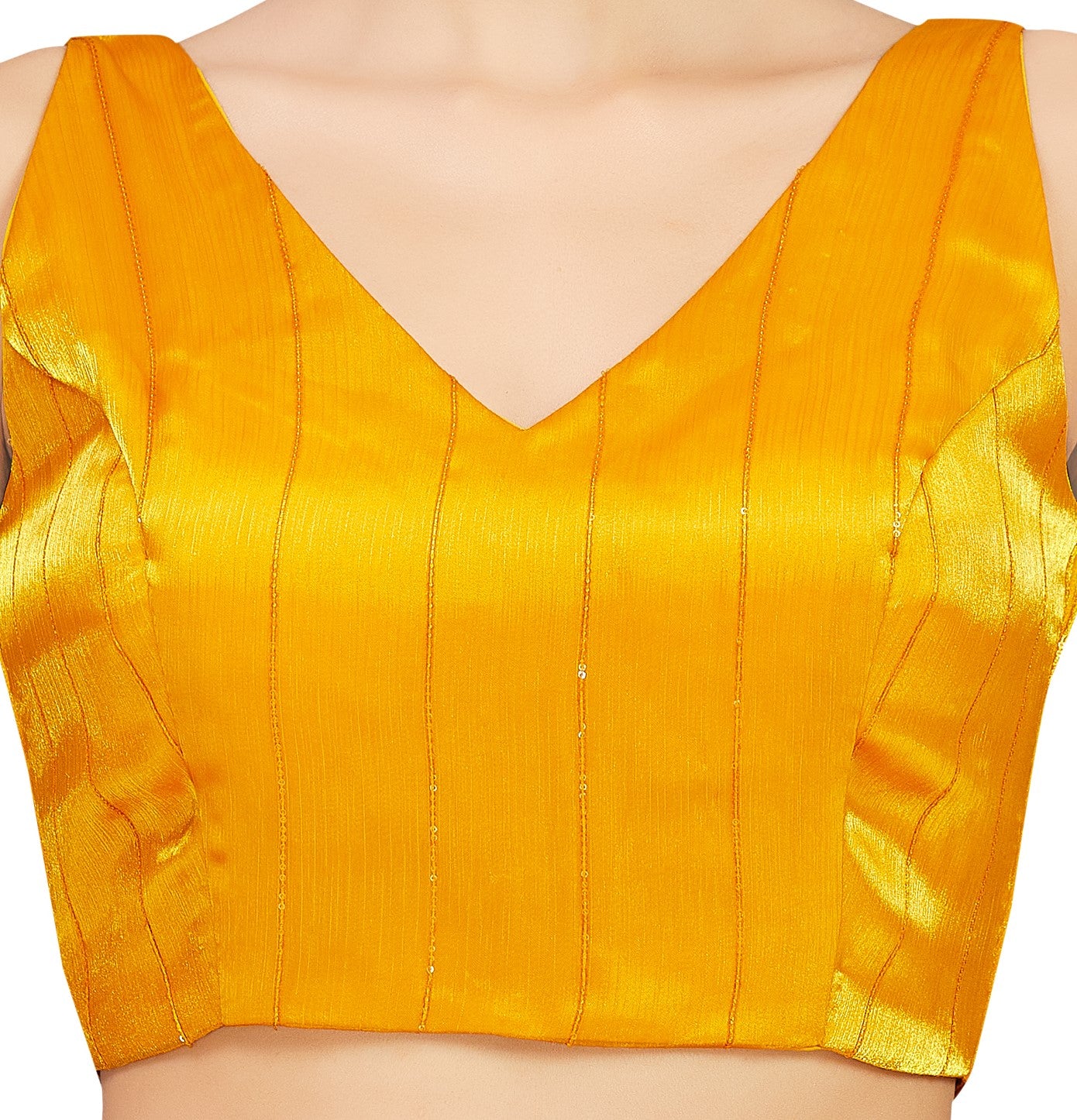 Studio Shringaar Women's YellowBlouse (Design 2808)