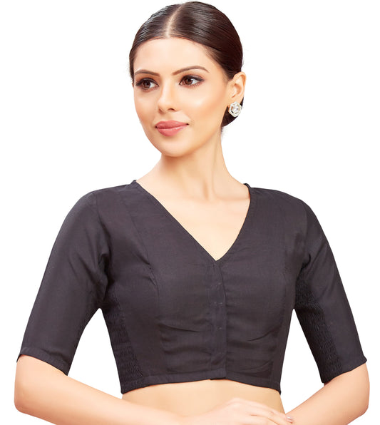 Studio Shringaar Women's Black Blouse (Design 2816)