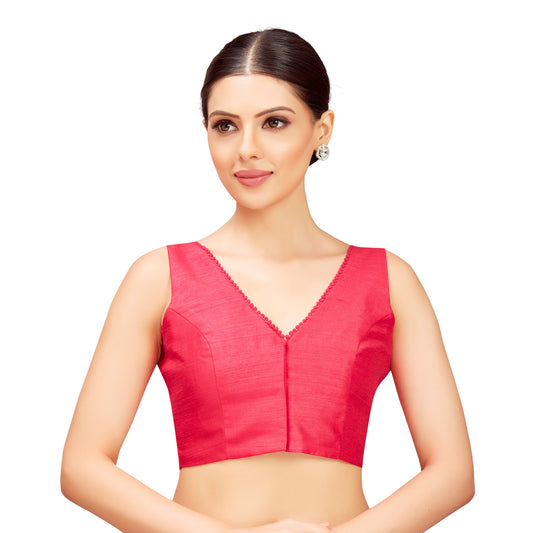 Studio Shringaar Women's Pink Blouse (Design 2825)