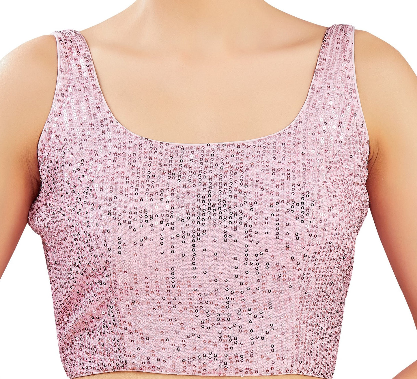 Studio Shringaar Women's Light Pink Blouse (Design 2834)