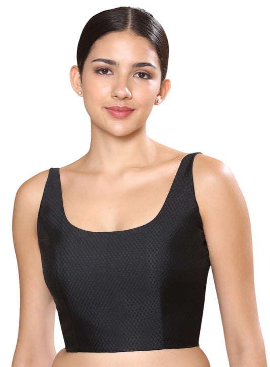 Studio Shringaar Women's Black Blouse (Design 2840)