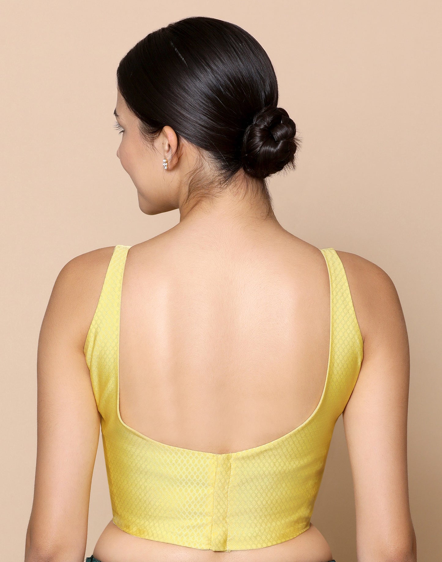 Studio Shringaar Women's Yellow Blouse (Design 2840)
