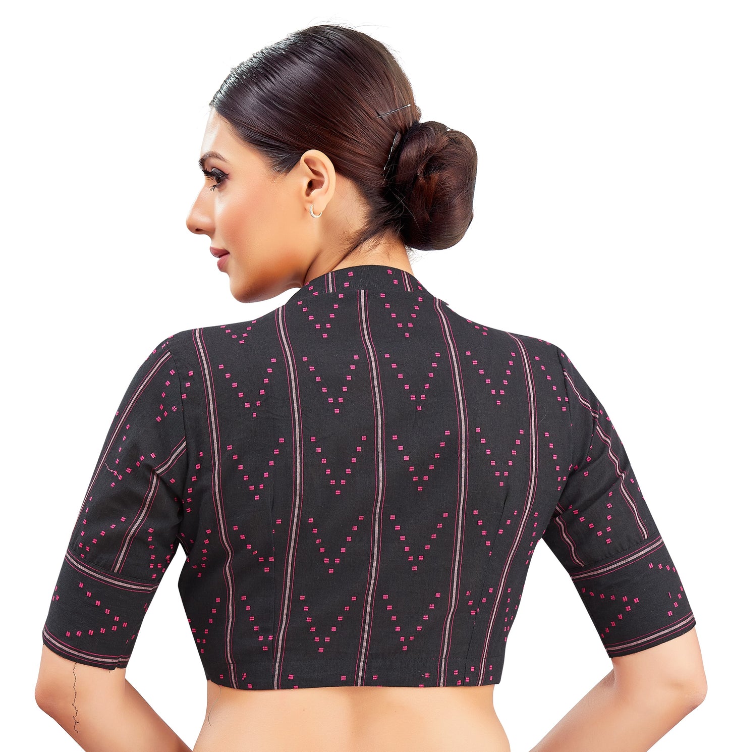 Studio Shringaar Women's Black Blouse (Design 2848)